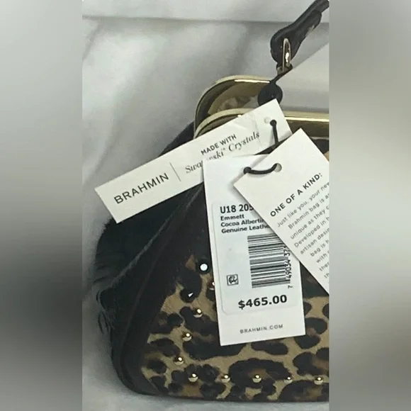 NWT Brahmin Emmett Albertina Embossed Leather Versatile Clutch and Crossbody - Picture 12 of 16